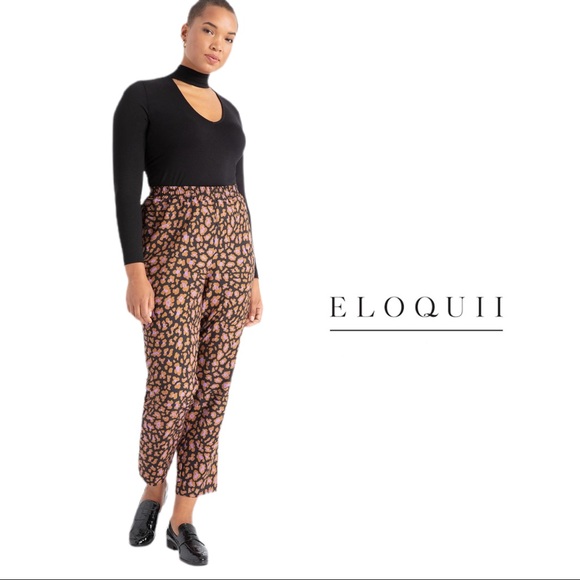 Eloquii Pants - NEW Eloquii Animal Print Joggers